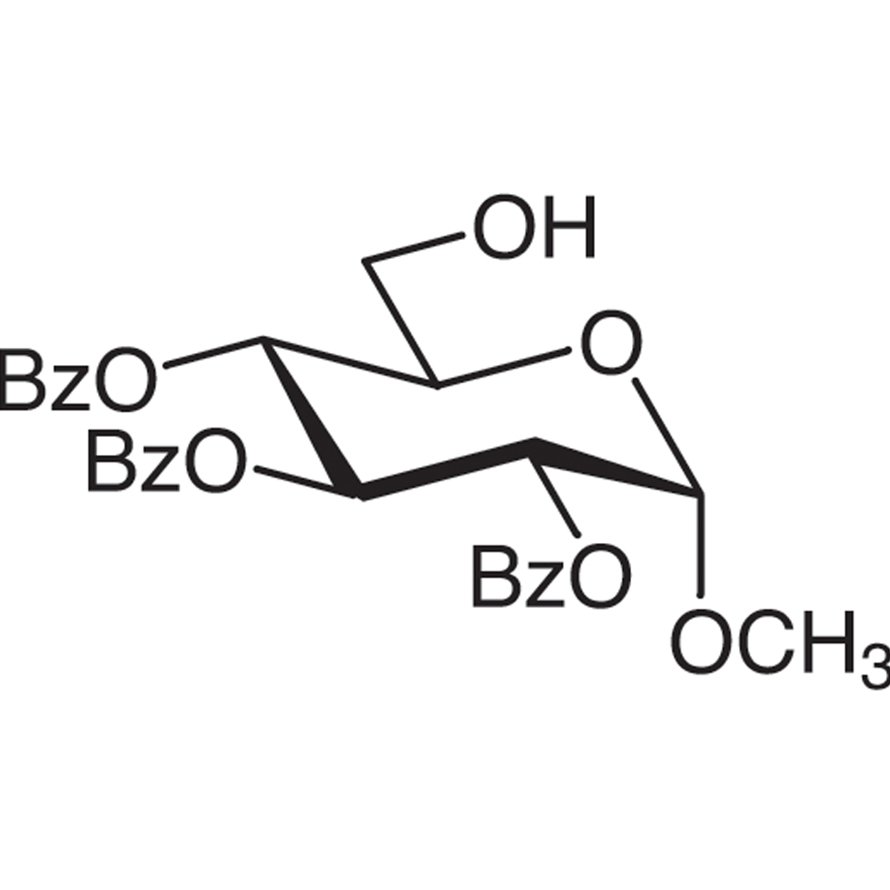 Methyl 2,3,4-Tri-O-benzoyl-α-D-glucopyranoside >98.0%(HPLC) - CAS 34234-44-1
