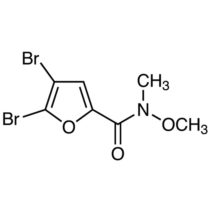 4,5-Dibromo-N-methoxy-N-methyl-2-furancarboxamide >96.0%(GC)(T) - CAS 502639-02-3