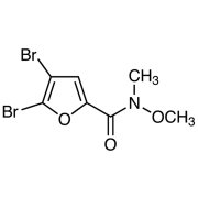 4,5-Dibromo-N-methoxy-N-methyl-2-furancarboxamide >96.0%(GC)(T) - CAS 502639-02-3