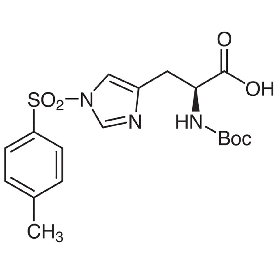 Nα-(tert-Butoxycarbonyl)-τ-(p-toluenesulfonyl)-L-histidine >98.0%(T) - CAS 35899-43-5