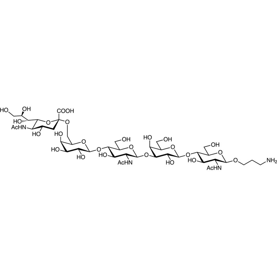 Neu5Acα(2-6)Galβ(1-4)GlcNAcβ(1-3)Galβ(1-4)GlcNAc-β-propylamine  - CAS 1015760-62-9