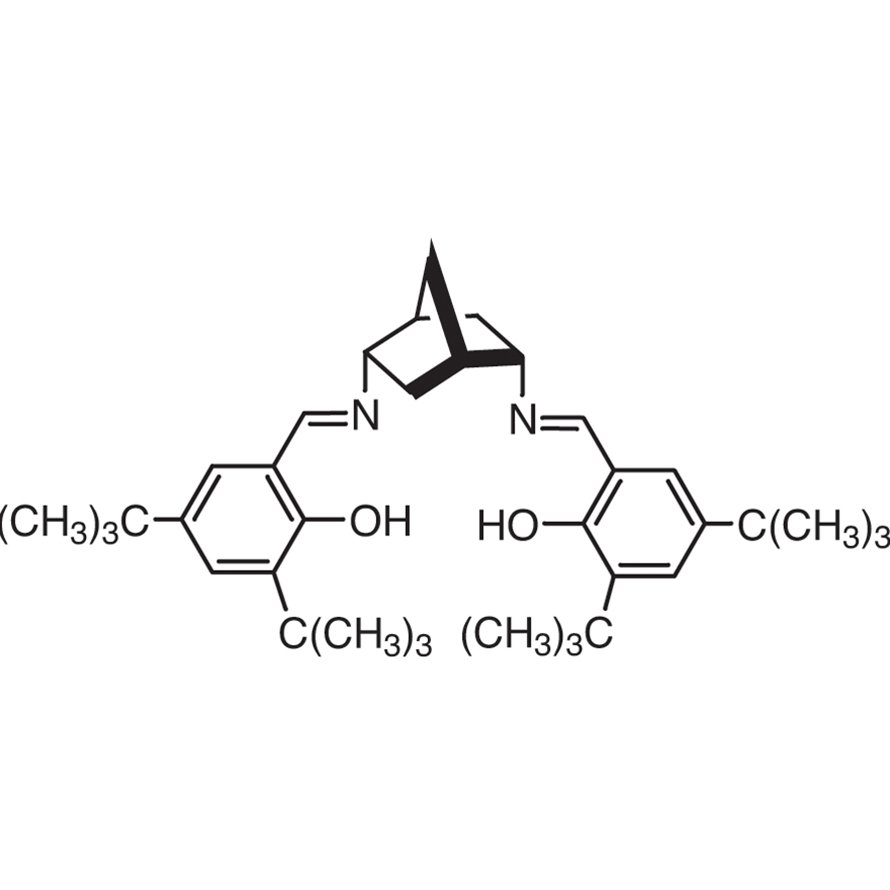 (1S,2S,4S,5S)-2,5-Bis(3,5-di-tert-butyl-2-hydroxybenzylideneamino)bicyclo[2.2.1]heptane >98.0%(HPLC)(N) - CAS 539834-16-7