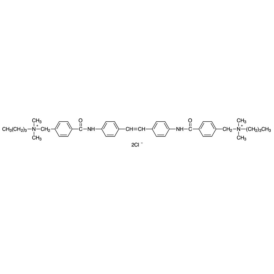 4,4'-[1,2-Ethenediylbis(4,1-phenyleneiminocarbonyl)]bis(N-butyl-N,N-dimethylbenzenemethanaminium) Dichloride >94.0%(T) - CAS 1296211-78-3