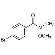 4-Bromo-N-methoxy-N-methylbenzamide >95.0%(GC) - CAS 192436-83-2