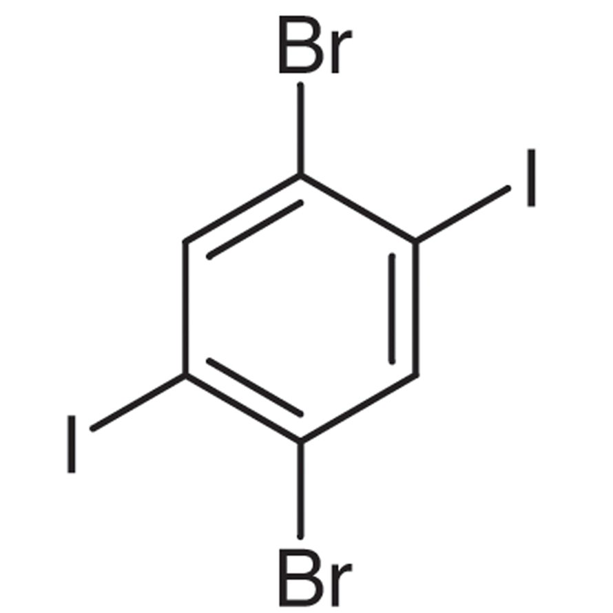 1,4-Dibromo-2,5-diiodobenzene >96.0%(GC) - CAS 63262-06-6