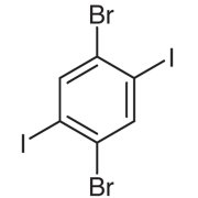 1,4-Dibromo-2,5-diiodobenzene >96.0%(GC) - CAS 63262-06-6