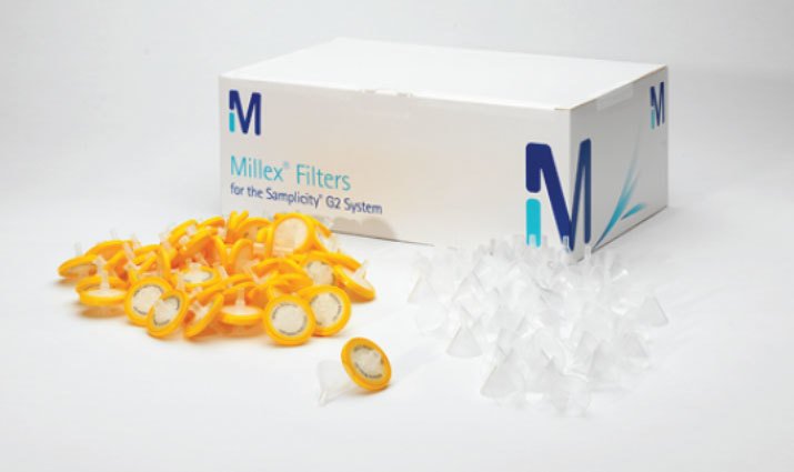 Millex Samplicityfiltre,0.45µm,Hidrofilik,PTFE (-SAMPLCR04-)