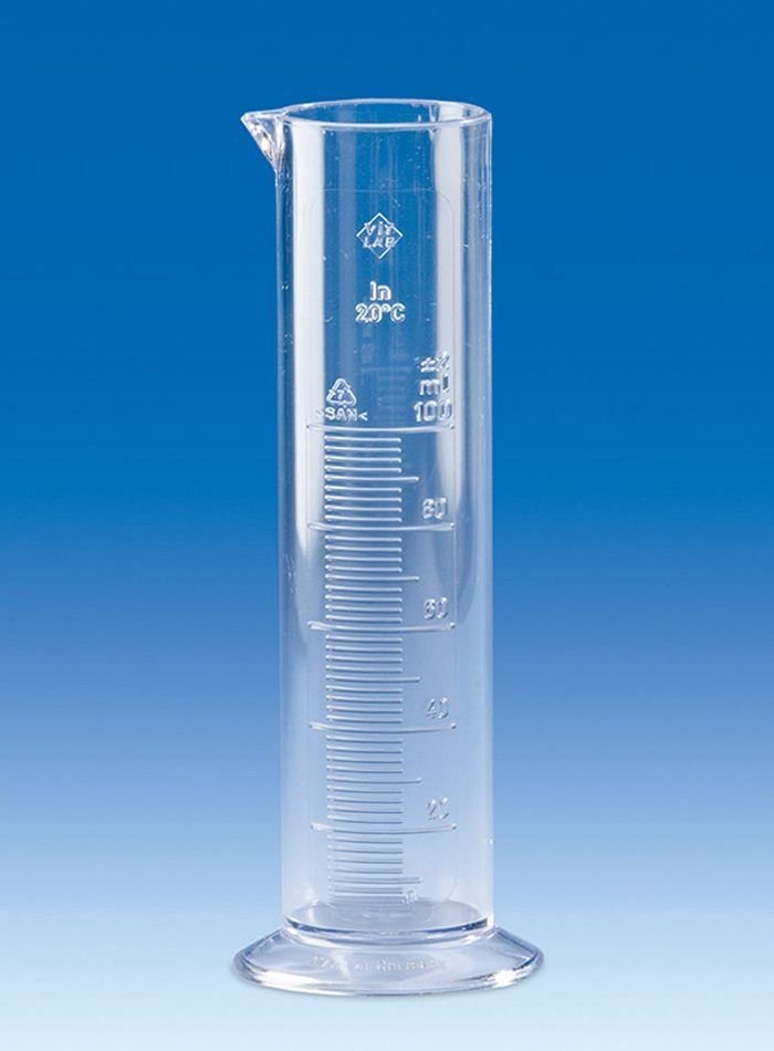 Mezür Plastik (San), Kısa Form, Baskılı Şeffaf Skala - B Kalite   50 ml