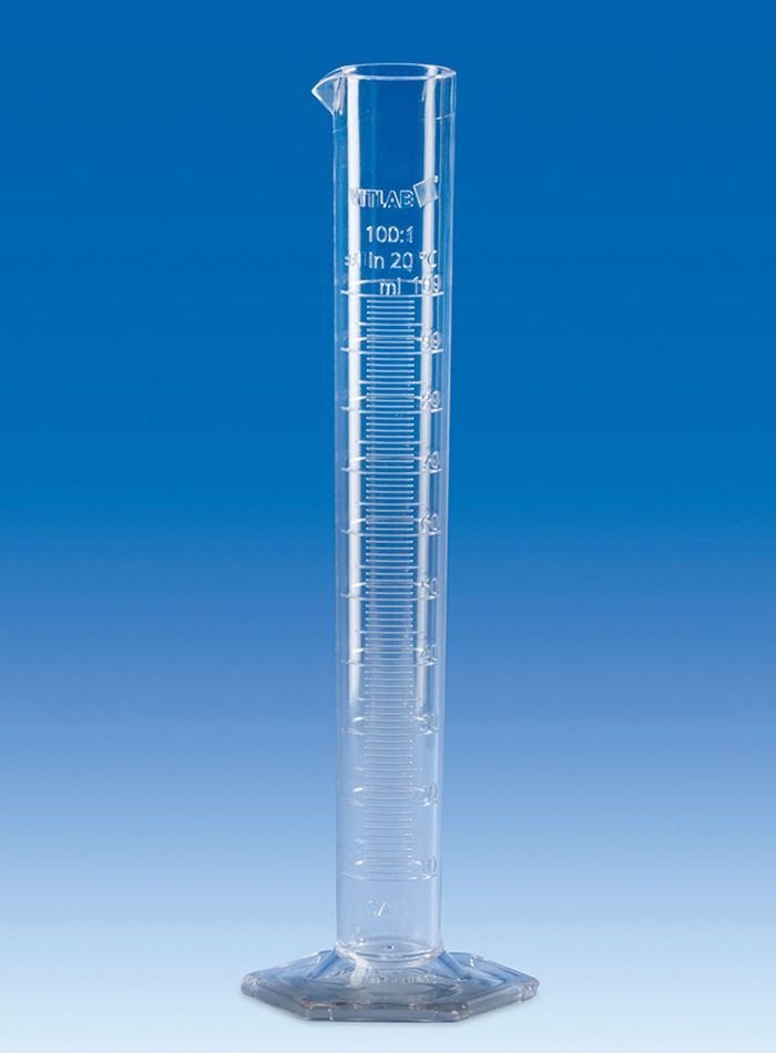 Mezür Plastik (San), Uzun Form, Baskılı Şeffaf Skala - B Kalite   10 ml
