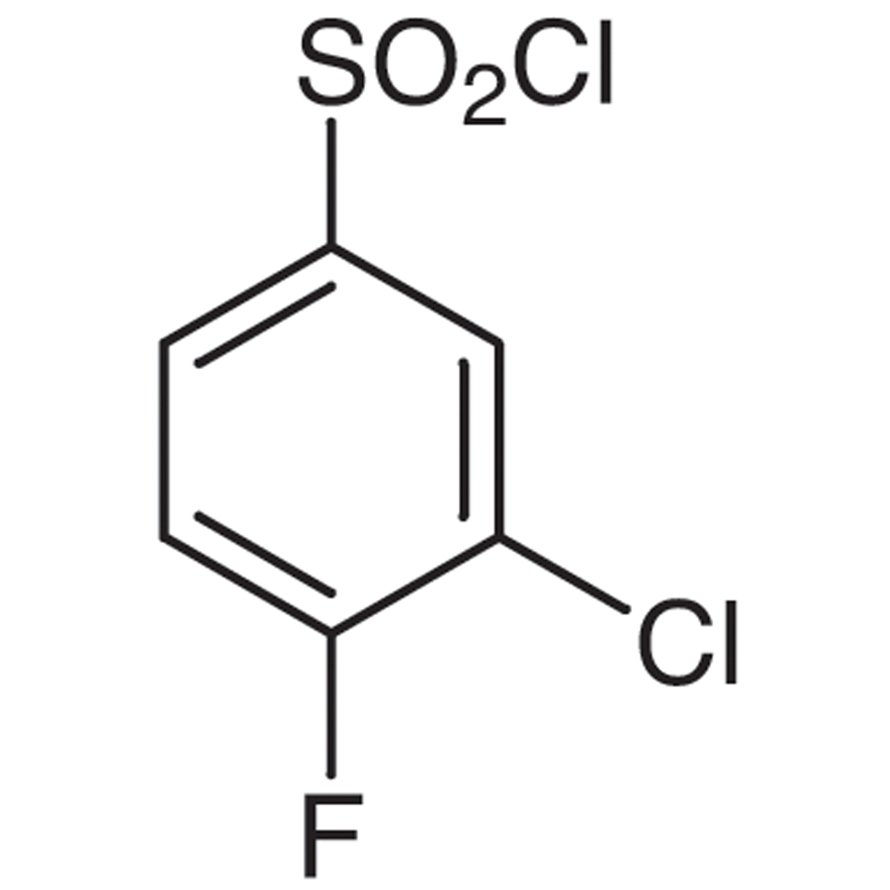 3-Chloro-4-fluorobenzenesulfonyl Chloride >98.0%(GC)(T) - CAS 91170-93-3