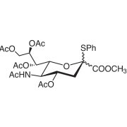 Methyl 5-Acetamido-4,7,8,9-tetra-O-acetyl-3,5-dideoxy-2-S-phenyl-2-thio-D-glycero-D-galacto-2-nonulopyranosylonate >97.0%(HPLC) - CAS 155155-64-9