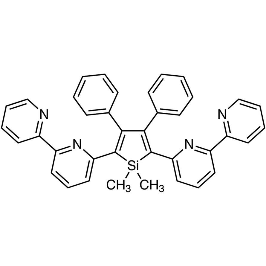 2,5-Bis(2,2'-bipyridin-6-yl)-1,1-dimethyl-3,4-diphenylsilole >98.0%(HPLC)(N) - CAS 350042-00-1