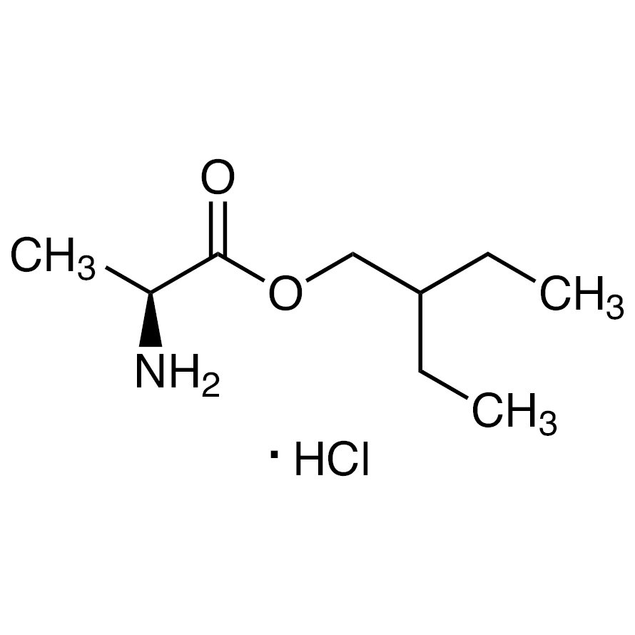 2-Ethylbutyl L-Alaninate Hydrochloride >98.0%(T) - CAS 946511-97-3