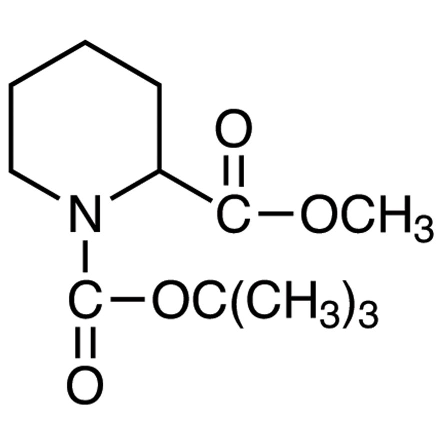 Methyl 1-(tert-Butoxycarbonyl)-2-piperidinecarboxylate >98.0%(GC) - CAS 167423-93-0