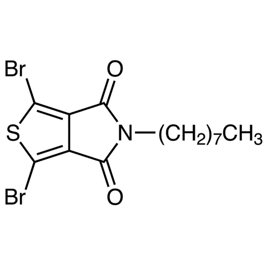 2,5-Dibromo-N-n-octyl-3,4-thiophenedicarboximide >98.0%(GC) - CAS 566939-58-0