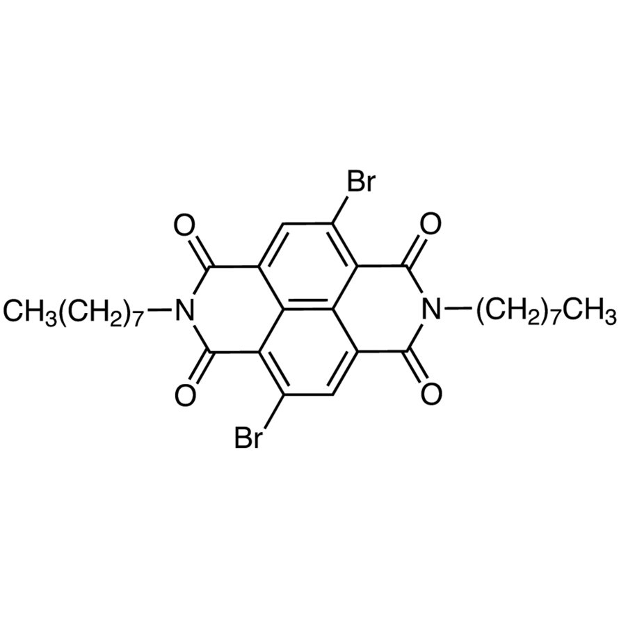2,6-Dibromo-N,N'-di-n-octyl-1,8:4,5-naphthalenetetracarboxdiimide >98.0%(HPLC) - CAS 926643-78-9