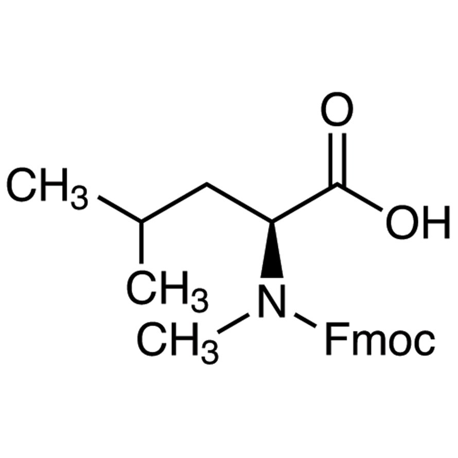 N-[(9H-Fluoren-9-ylmethoxy)carbonyl]-N-methyl-L-leucine >98.0%(T)(HPLC) - CAS 103478-62-2