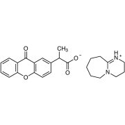 2-(9-Oxoxanthen-2-yl)propionic Acid 1,8-Diazabicyclo[5.4.0]undec-7-ene Salt >98.0%(HPLC) - CAS 1346753-05-6