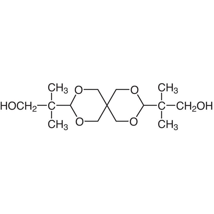 3,9-Bis(1,1-dimethyl-2-hydroxyethyl)-2,4,8,10-tetraoxaspiro[5.5]undecane >98.0%(GC) - CAS 1455-42-1