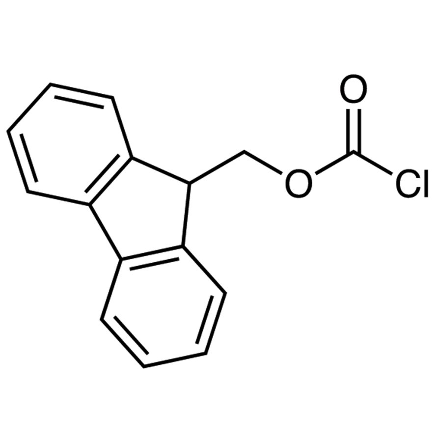 9-Fluorenylmethyl Chloroformate [N-Protecting Agent for Peptides Research] >97.0%(T)(HPLC) - CAS 28920-43-6