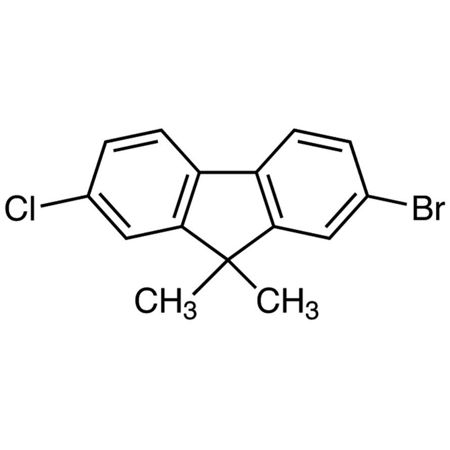 2-Bromo-7-chloro-9,9-dimethyl-9H-fluorene >95.0%(GC) - CAS 605630-37-3