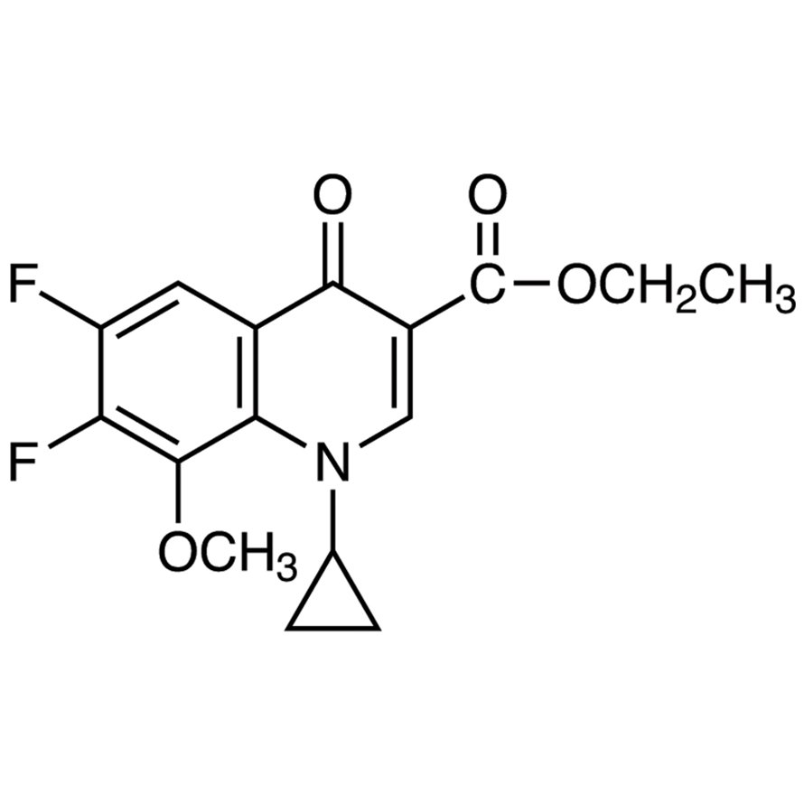 Ethyl 1-Cyclopropyl-6,7-difluoro-1,4-dihydro-8-methoxy-4-oxo-3-quinolinecarboxylate >98.0%(GC) - CAS 112811-71-9