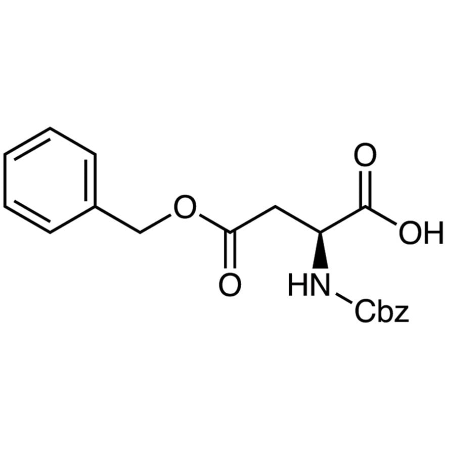 4-Benzyl N-Carbobenzoxy-L-aspartate >98.0%(T)(HPLC) - CAS 3479-47-8