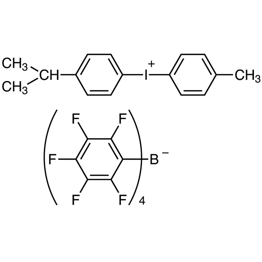 4-Isopropyl-4'-methyldiphenyliodonium Tetrakis(pentafluorophenyl)borate >98.0%(T) - CAS 178233-72-2