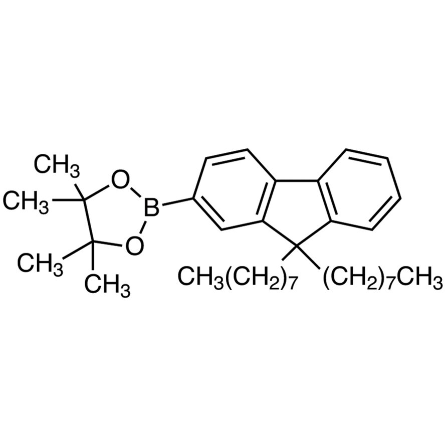 2-(9,9-Di-n-octyl-9H-fluoren-2-yl)-4,4,5,5-tetramethyl-1,3,2-dioxaborolane >98.0%(T)(HPLC) - CAS 302554-81-0