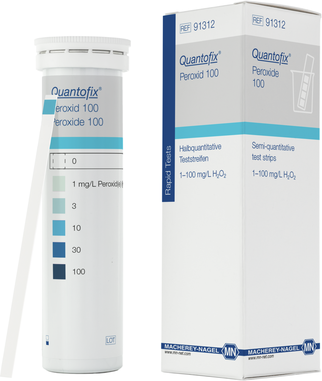 91312 Peroksit Test Kağıdı Quantofix Strips 1–100 mg/L