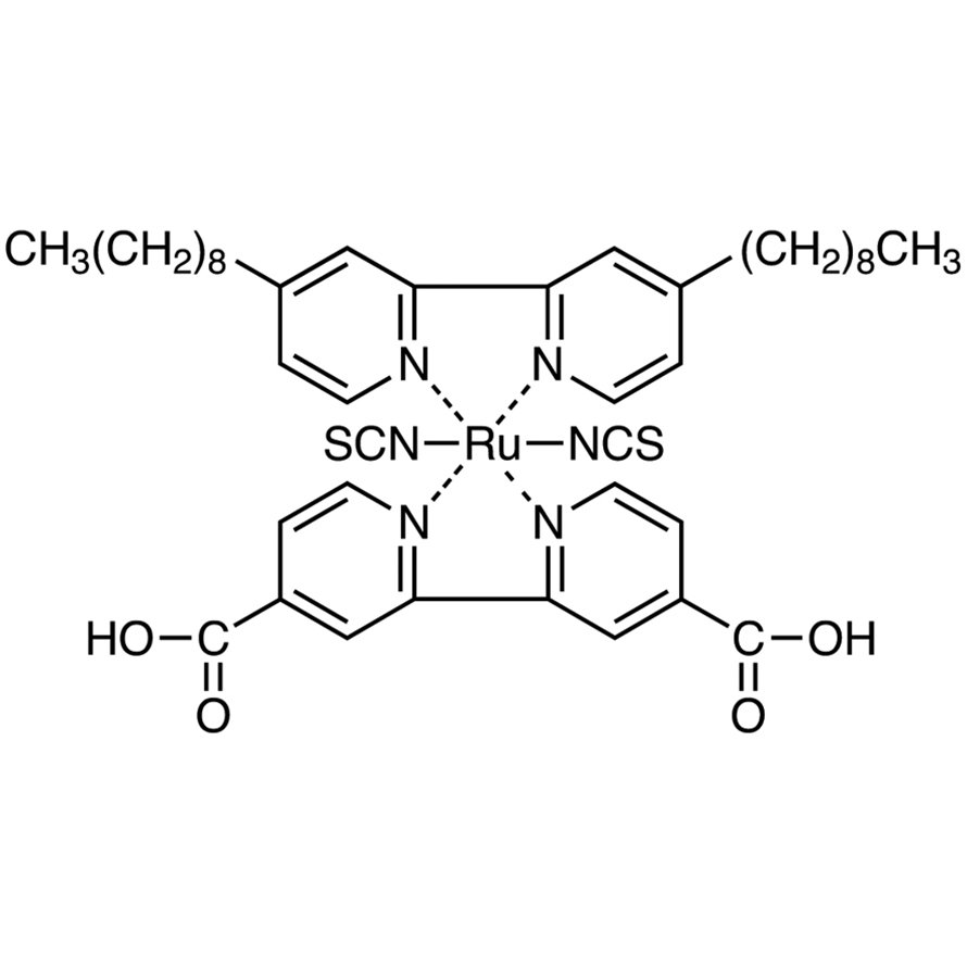 Bis(isothiocyanato)(2,2'-bipyridyl-4,4'-dicarboxylato)(4,4'-dinonyl-2,2'-bipyridyl)ruthenium(II) >80.0%(HPLC) - CAS 502693-09-6