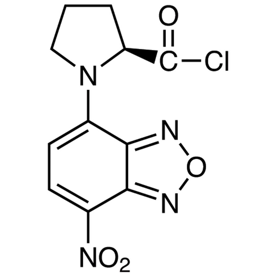 (S)-(-)-NBD-Pro-COCl [=(S)-(-)-4-Nitro-7-(2-chloroformylpyrrolidin-1-yl)-2,1,3-benzoxadiazole] [HPLC Labeling Reagent for e.e. Determination]  - CAS 159717-68-7