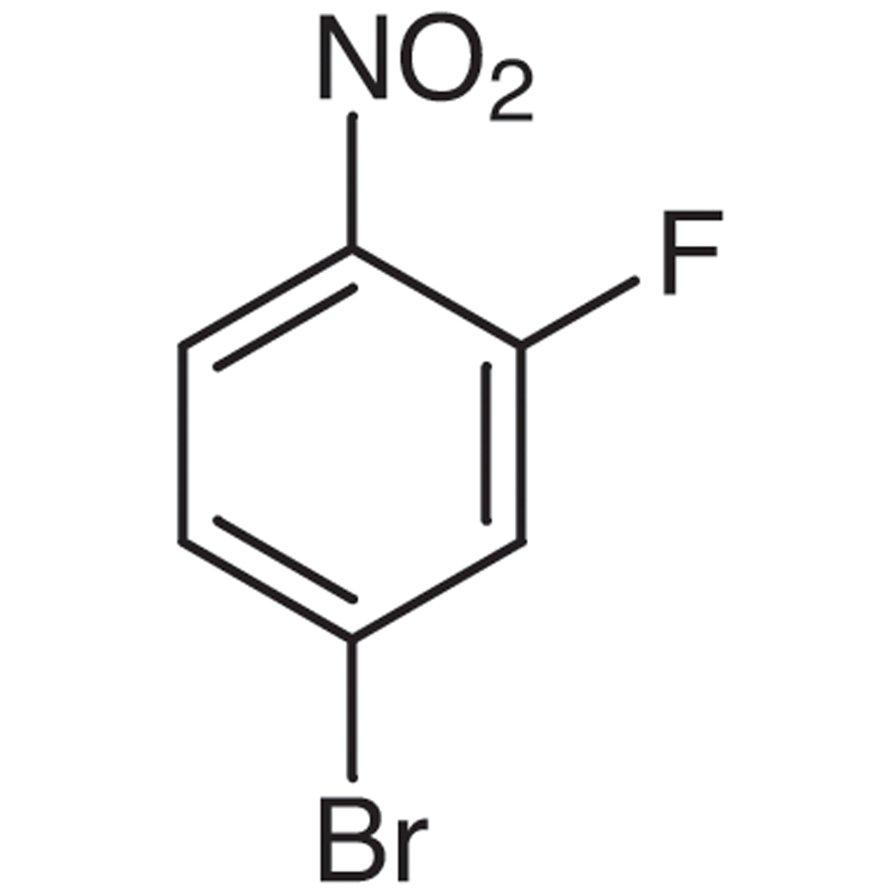 4-Bromo-2-fluoro-1-nitrobenzene >98.0%(GC) - CAS 321-23-3
