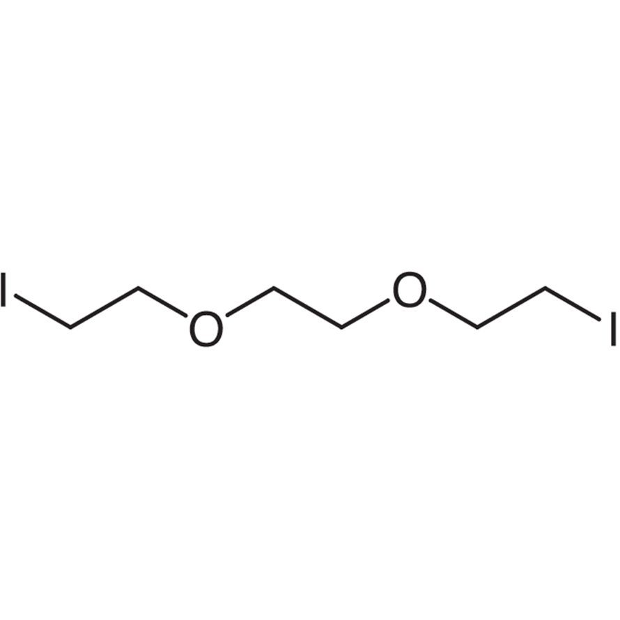 1,2-Bis(2-iodoethoxy)ethane (stabilized with Copper chip) >96.0%(GC) - CAS 36839-55-1