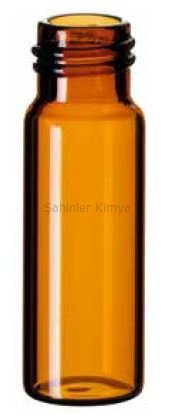 Vial Boyunlu 4ml,  45 X 14.7mm, Amber 1. Hidrolitik Kalite