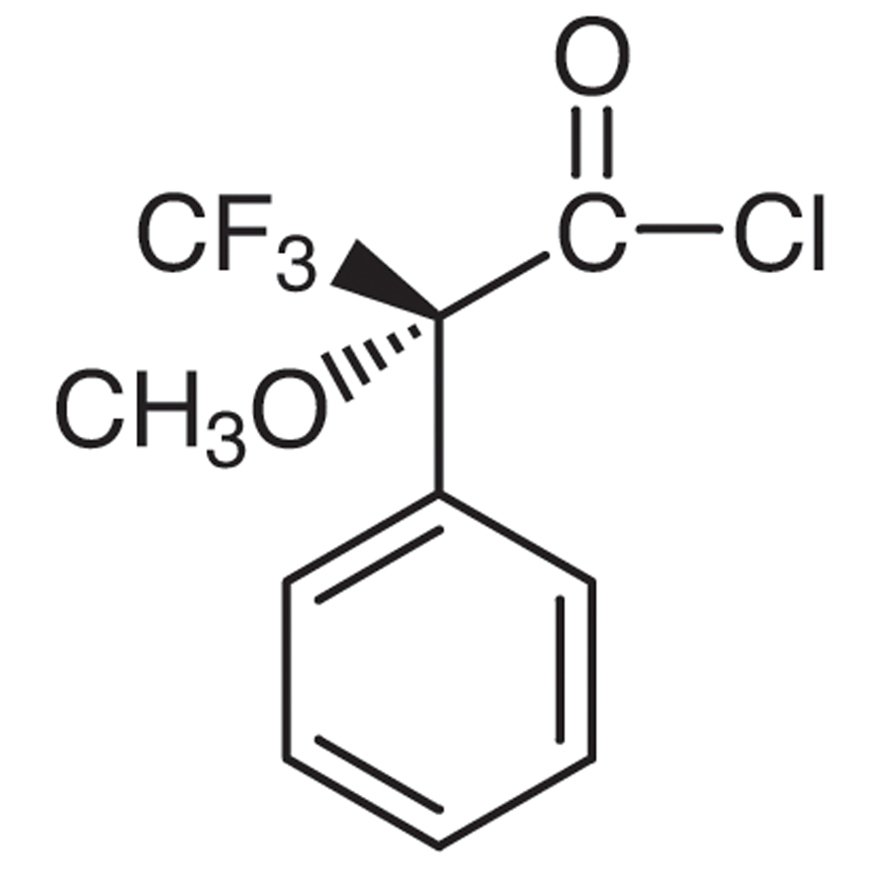 (R)-(-)-α-Methoxy-α-(trifluoromethyl)phenylacetyl Chloride [for Determination of the optical purity of Alcohols and Amines] >98.0%(GC)(T) - CAS 39637-99-5