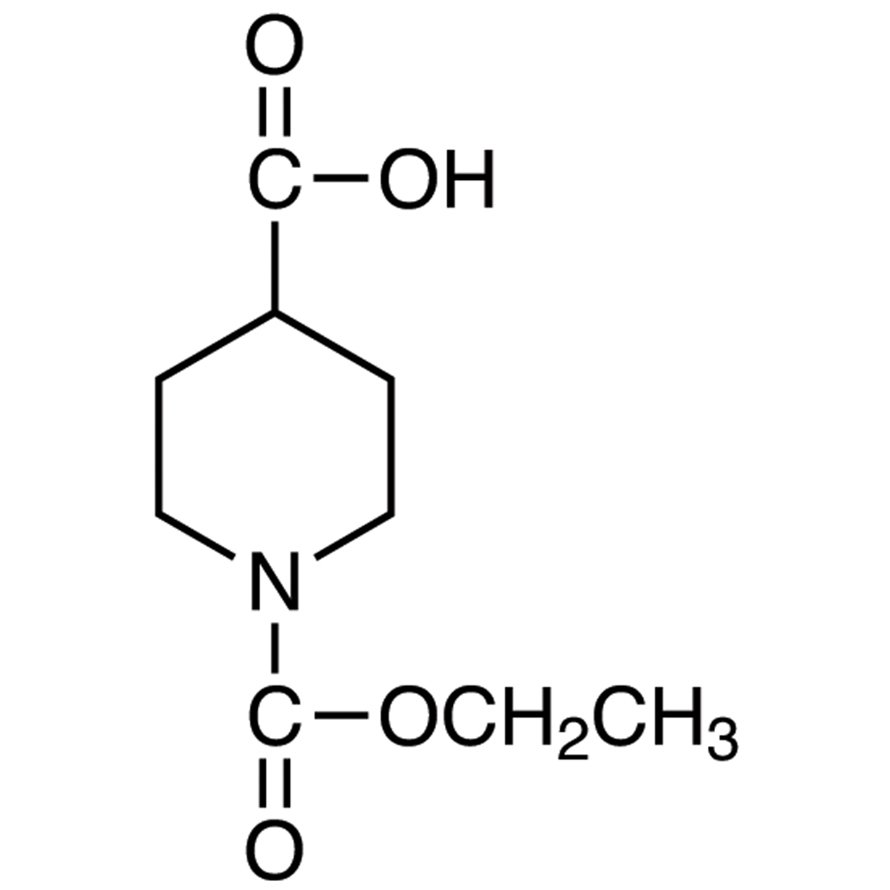 1-(Ethoxycarbonyl)-4-piperidinecarboxylic Acid >98.0%(GC)(T) - CAS 118133-15-6
