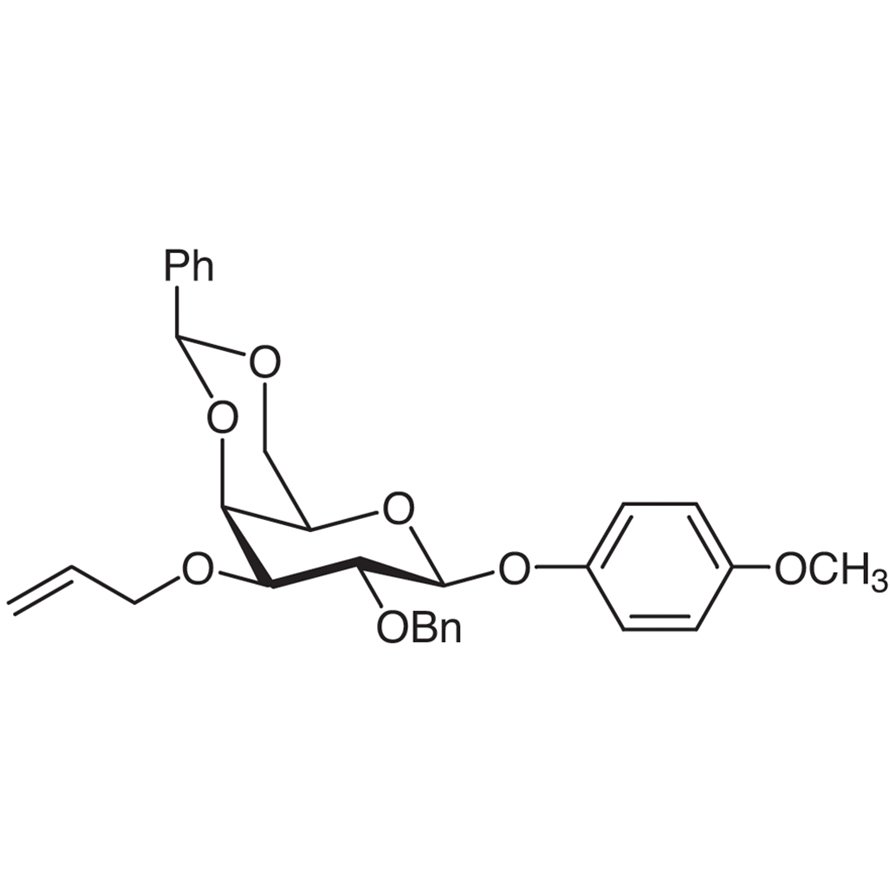 4-Methoxyphenyl 3-O-Allyl-2-O-benzyl-4,6-O-benzylidene-β-D-galactopyranoside >98.0%(HPLC) - CAS 2160551-35-7