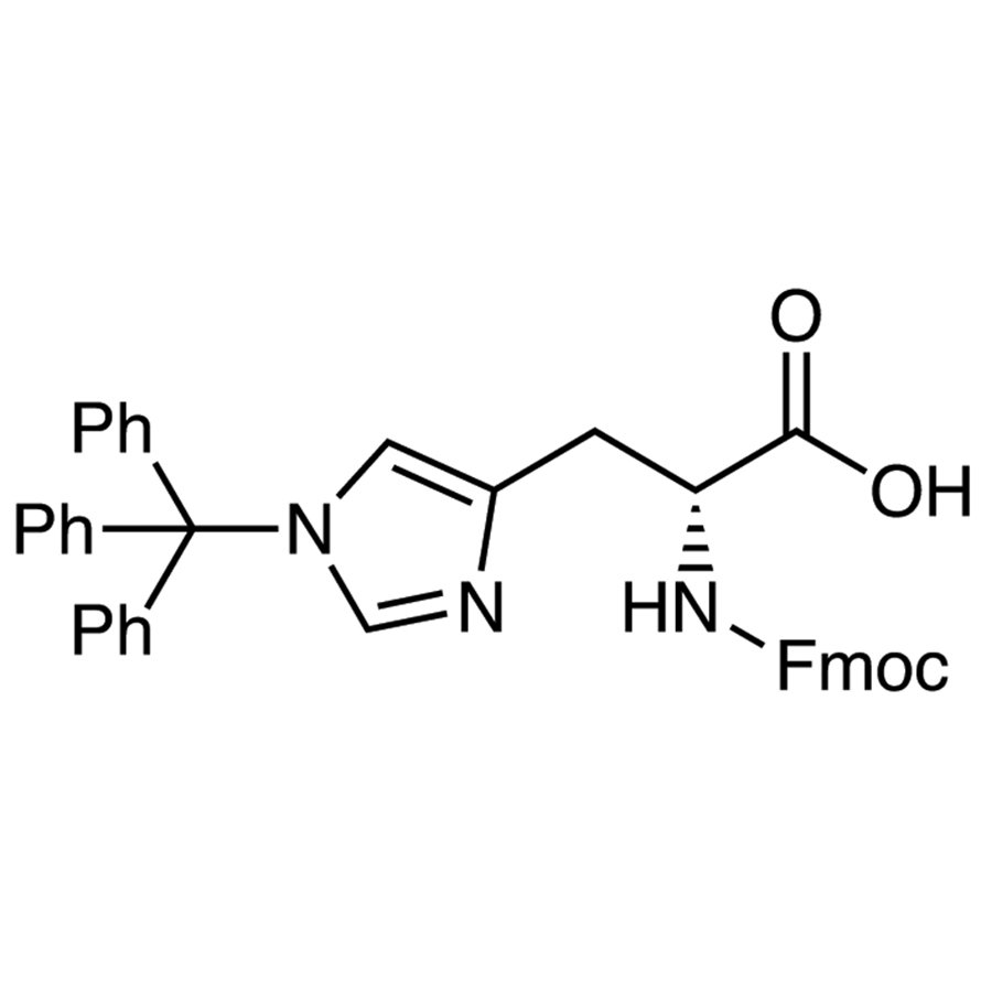 Nα-[(9H-Fluoren-9-ylmethoxy)carbonyl]-τ-(triphenylmethyl)-D-histidine >97.0%(HPLC) - CAS 135610-90-1
