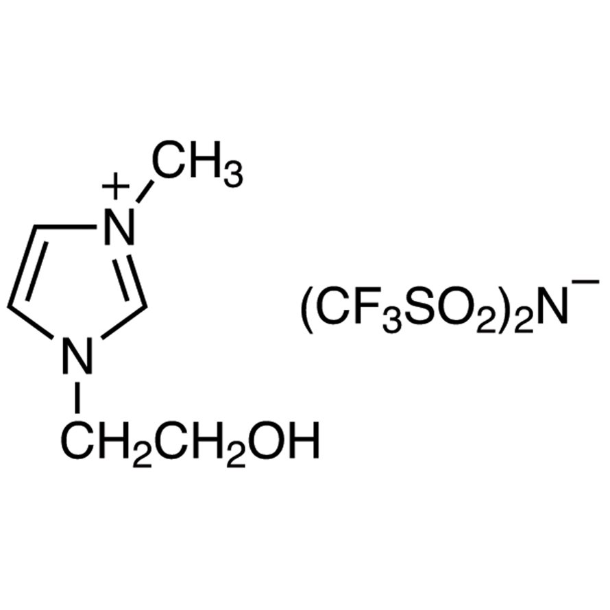 1-(2-Hydroxyethyl)-3-methylimidazolium Bis(trifluoromethanesulfonyl)imide >98.0%(T)(HPLC) - CAS 174899-86-6
