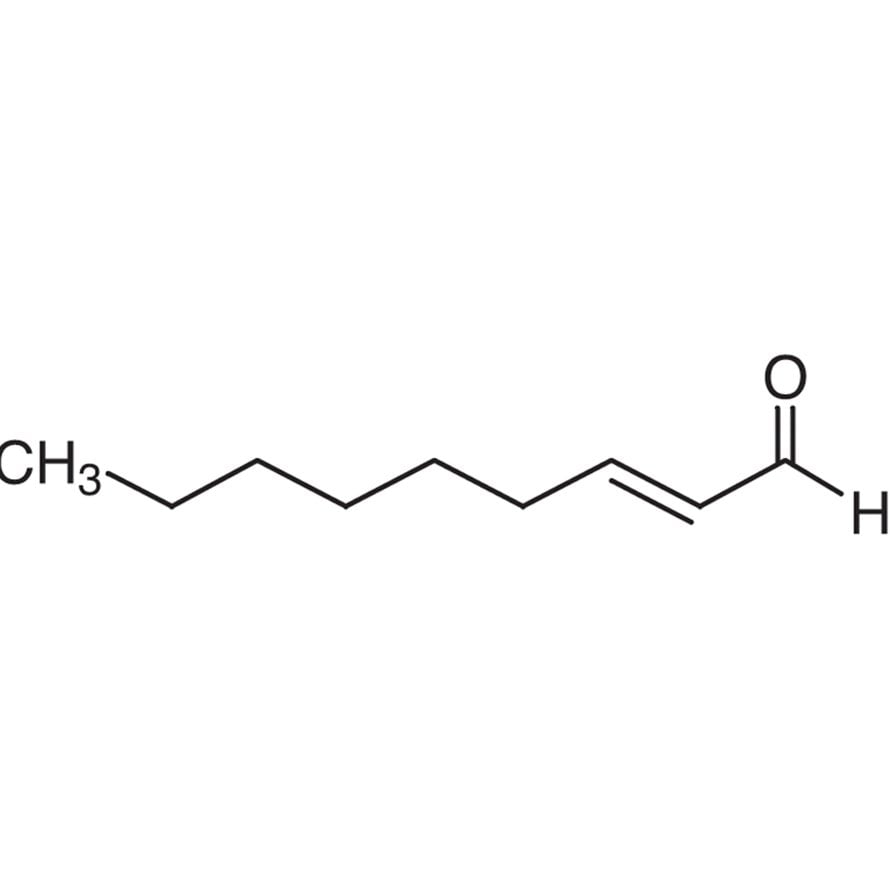 trans-2-Nonenal (contains trans-2-Nonenal Diethyl Acetal) (ca. 10% in Ethanol, ca. 0.57mol/L)  - CAS 18829-56-6