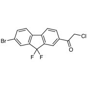 7-Bromo-2-(chloroacetyl)-9,9-difluorofluorene >98.0%(GC) - CAS 1378387-81-5