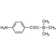 4-[(Trimethylsilyl)ethynyl]aniline >98.0%(GC)(T) - CAS 75867-39-9