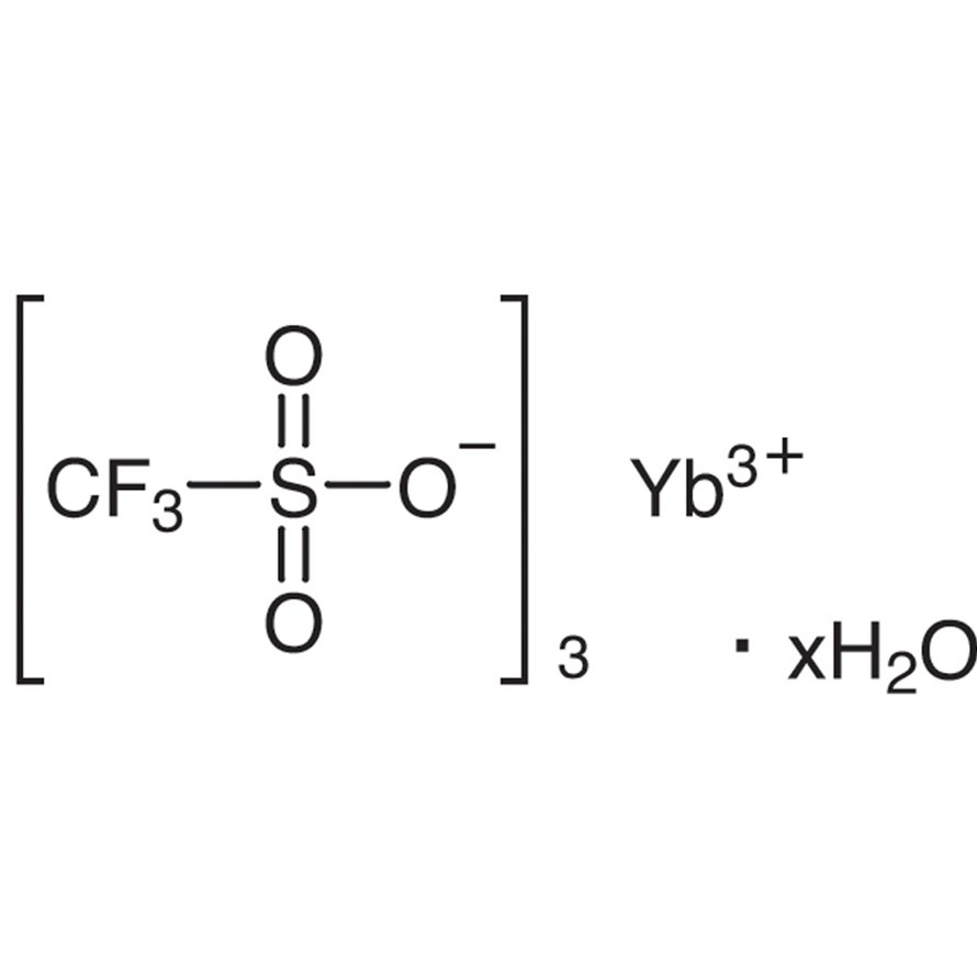 Ytterbium(III) Trifluoromethanesulfonate Hydrate >98.0%(T) - CAS 54761-04-5
