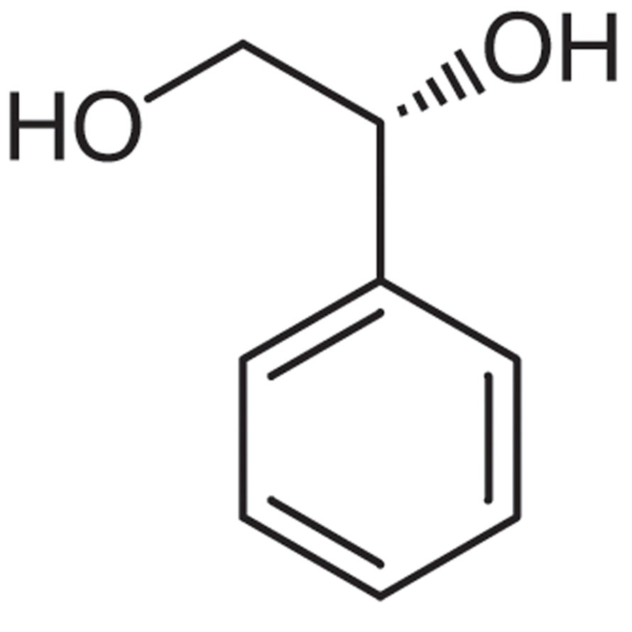 (R)-(-)-1-Phenylethane-1,2-diol >98.0%(GC) - CAS 16355-00-3