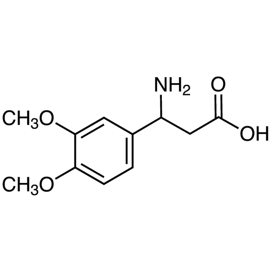 3-Amino-3-(3,4-dimethoxyphenyl)propionic Acid >98.0%(T)(HPLC) - CAS 34841-09-3