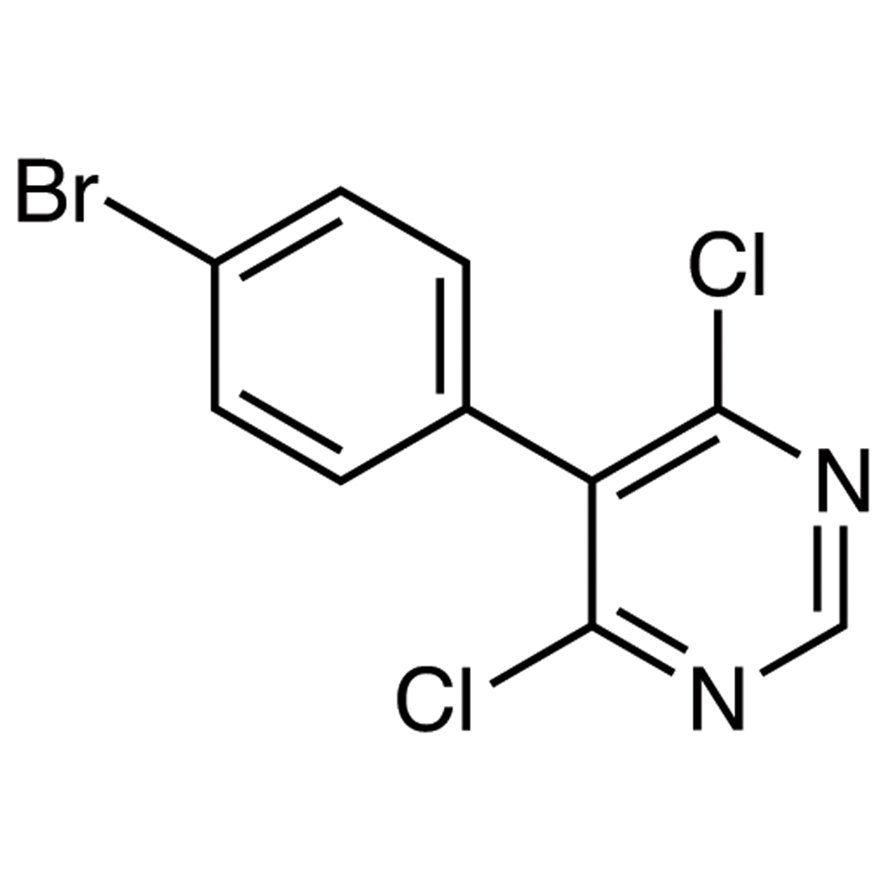 5-(4-Bromophenyl)-4,6-dichloropyrimidine >98.0%(GC) - CAS 146533-41-7