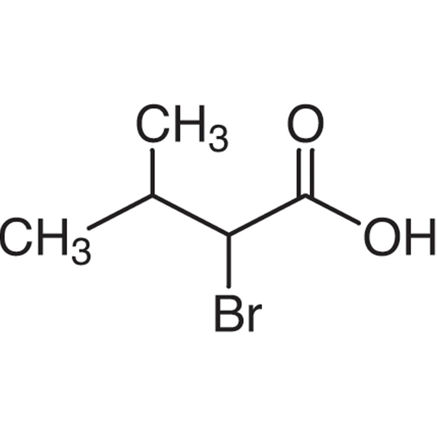2-Bromo-3-methylbutyric Acid >90.0%(GC) - CAS 565-74-2