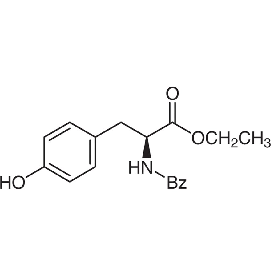 N-Benzoyl-L-tyrosine Ethyl Ester >98.0%(HPLC)(N) - CAS 3483-82-7