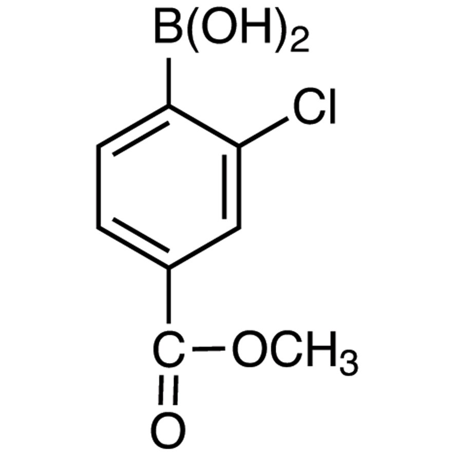 2-Chloro-4-(methoxycarbonyl)phenylboronic Acid (contains varying amounts of Anhydride)  - CAS 603122-80-1